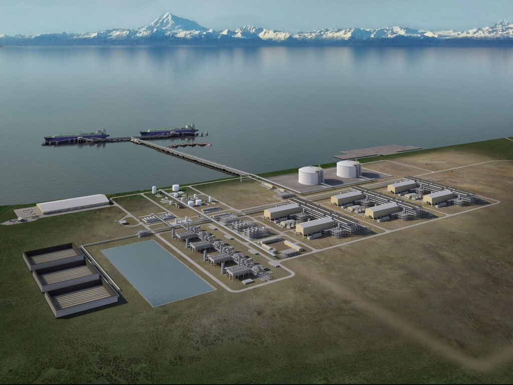 Alaska natural gas liquifaction facility